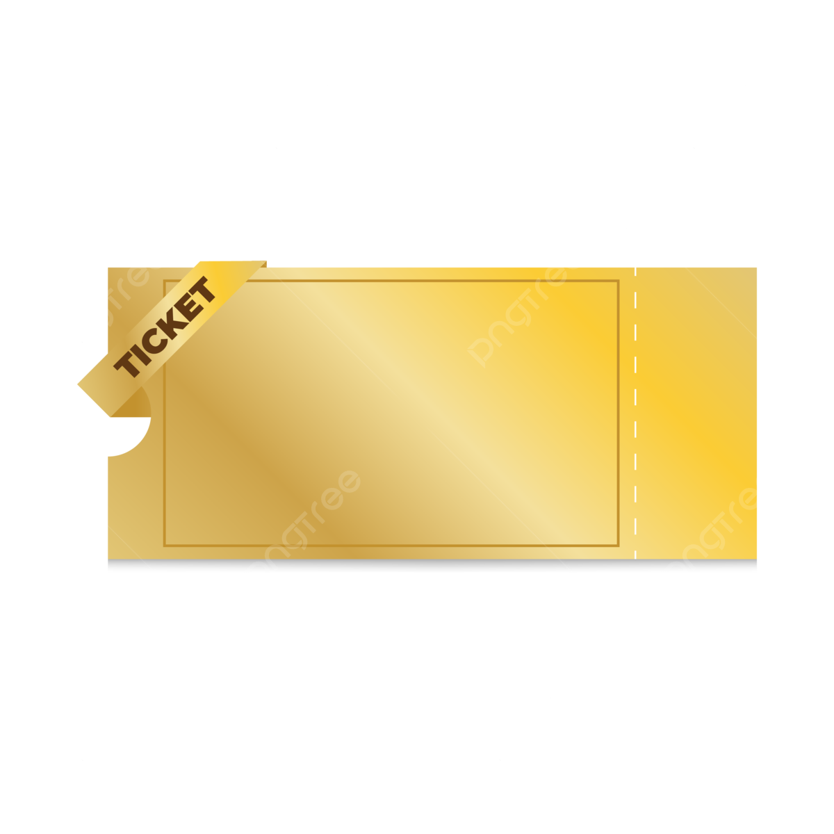 Golden Ticket PNG Transparent Images Free Download Vector Files Pngtree