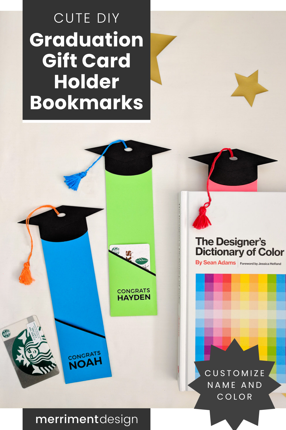 Graduation Gift Card Holder Bookmark Free Printable Template To 