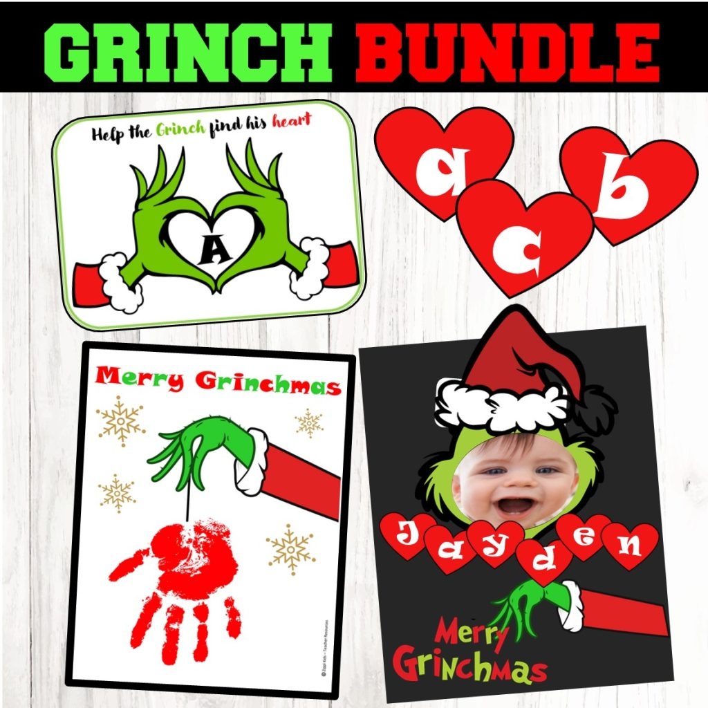 Grinch Handprint Keepsake Template Christmas Craft For Kids Zippi Kids