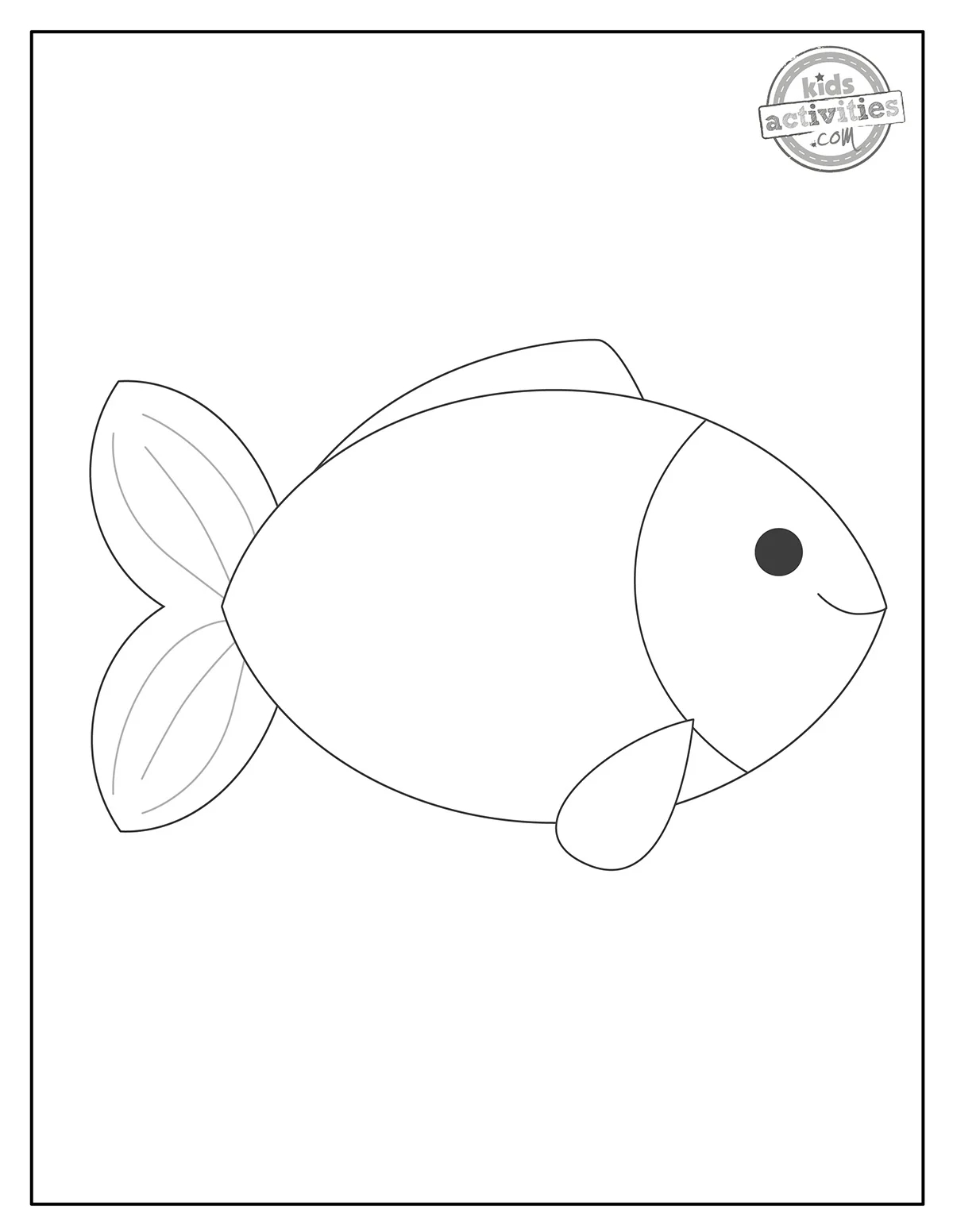 Printable Fish Bowl Template
