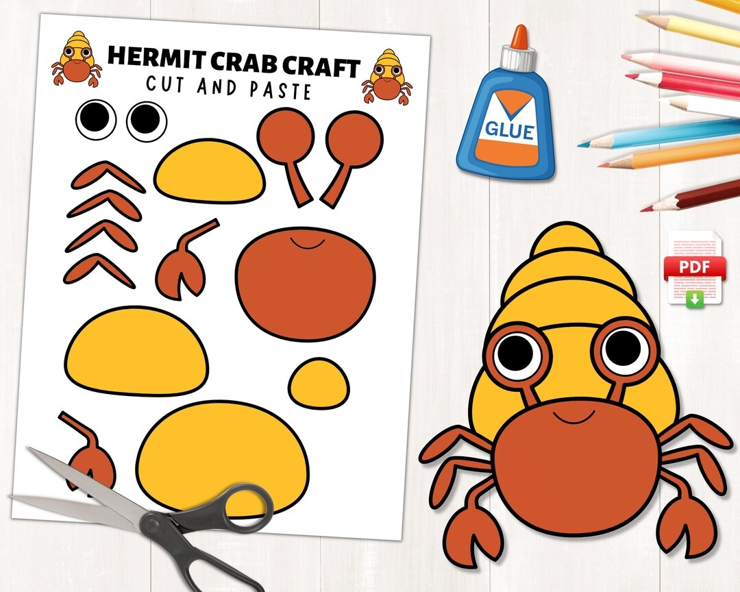 Free Printable Crab Template