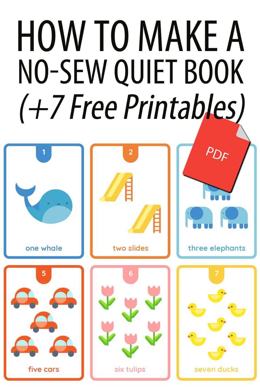 How To Make A No Sew Quiet Book 7 Free Printables 