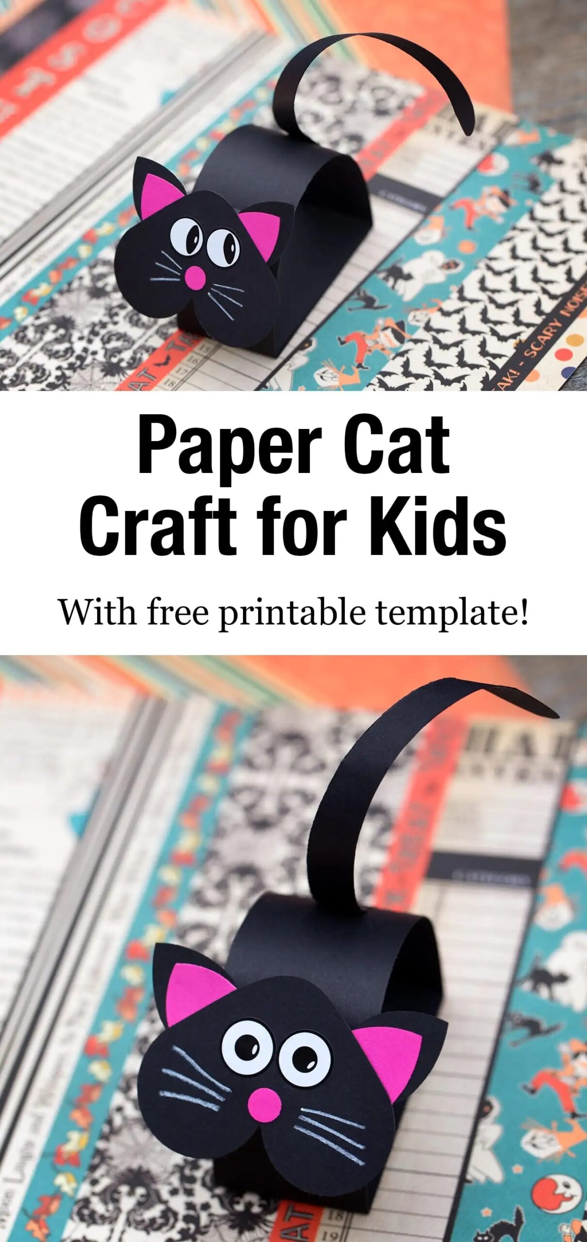 Black Cat Template Printable