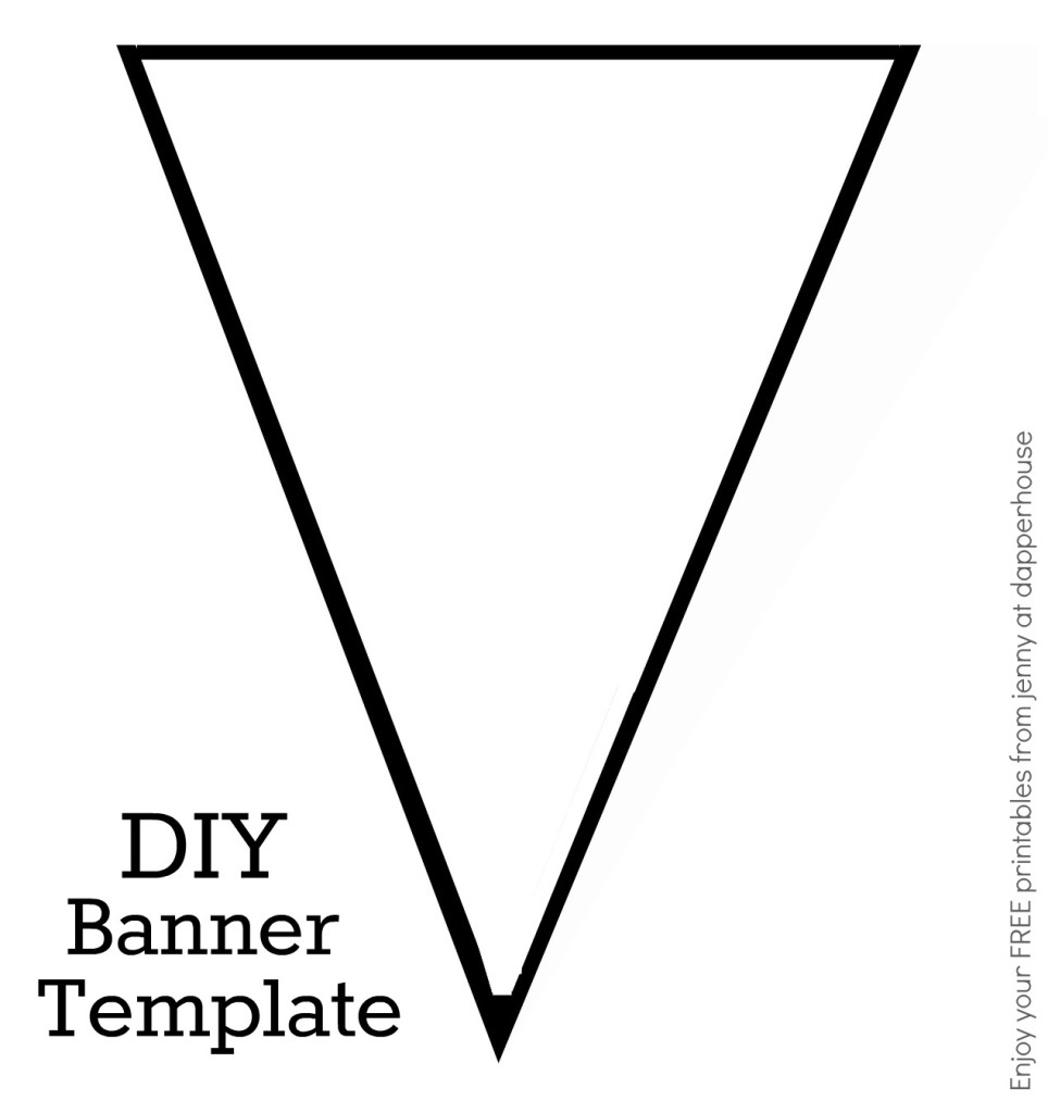 How To Make Your Own Banners With FREE Printables Jenny At Dapperhouse
