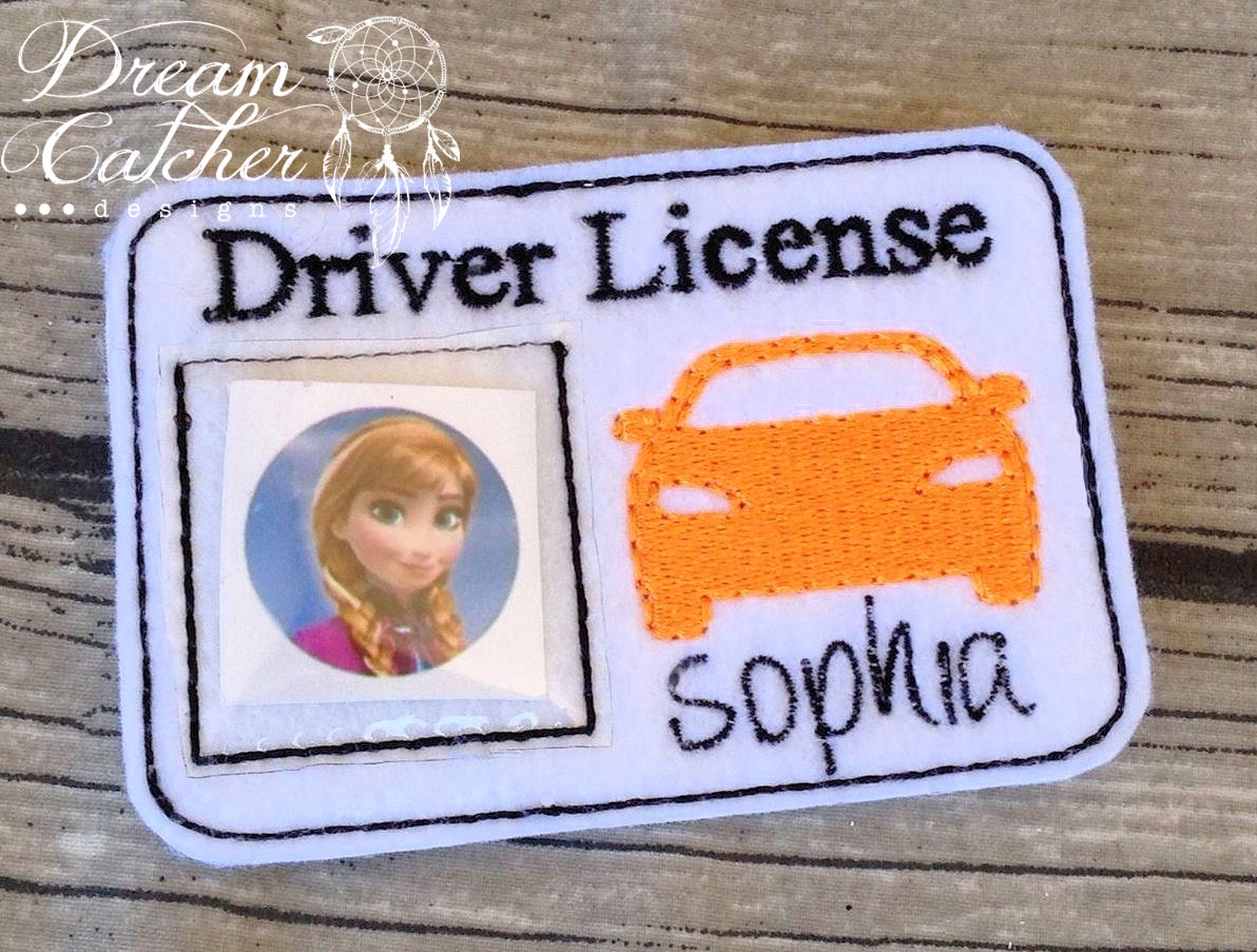 Printable Play Drivers License Template