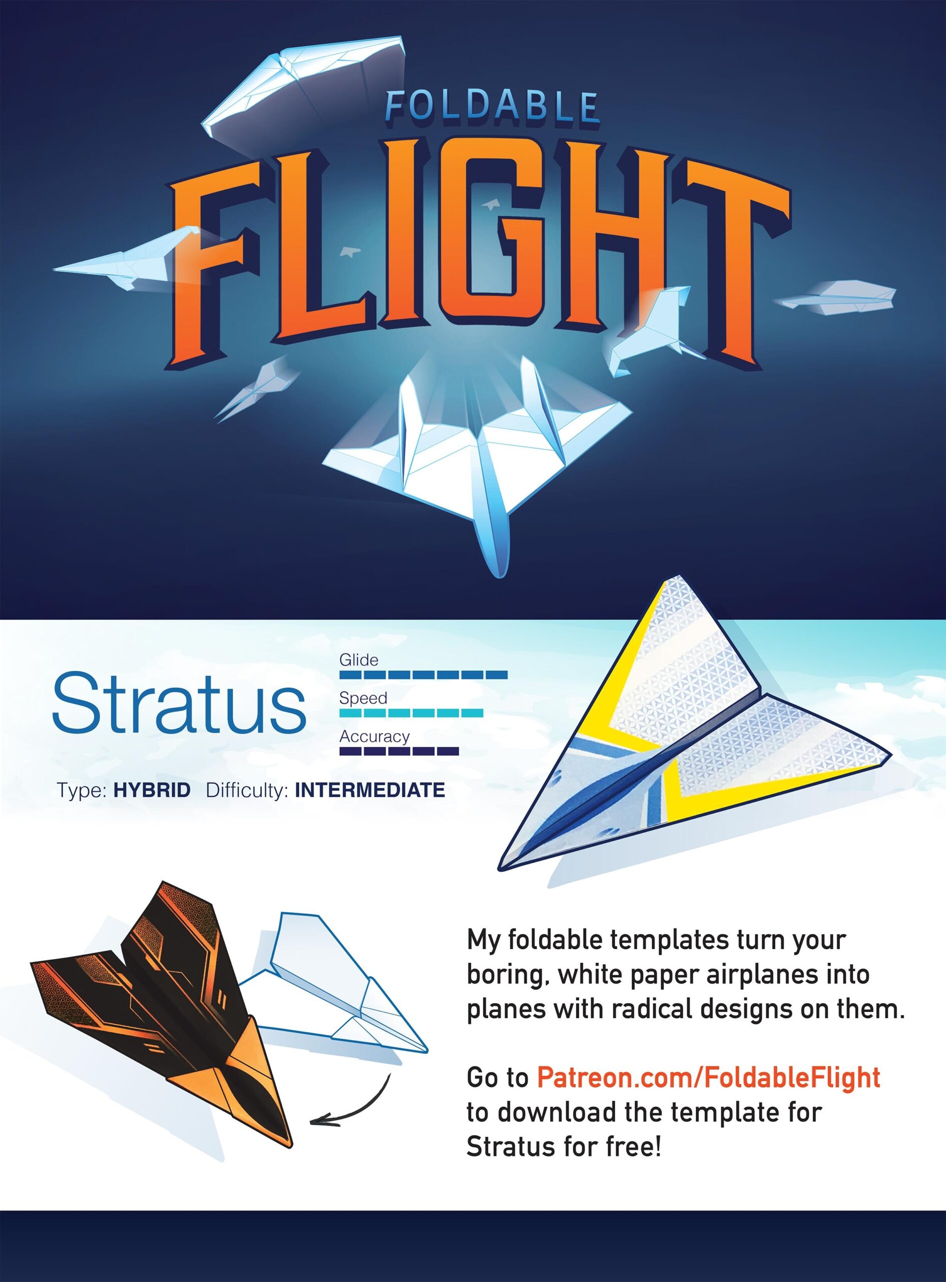 Incredible Paper Airplanes With Printable Templates From Foldable Flight R aviation