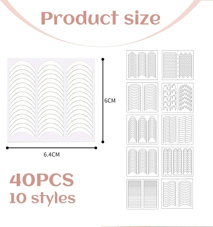 Printable French Tip Template