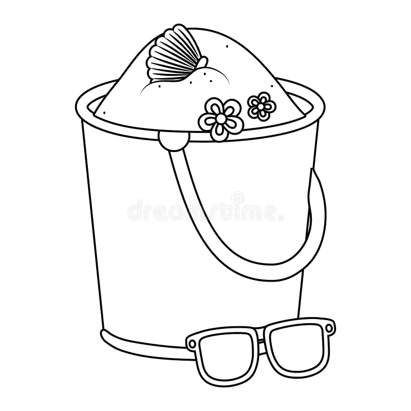 Isolated Sand Bucket Design Vector Illustration Stock Vector Illustration Of Recreation Object 149740213