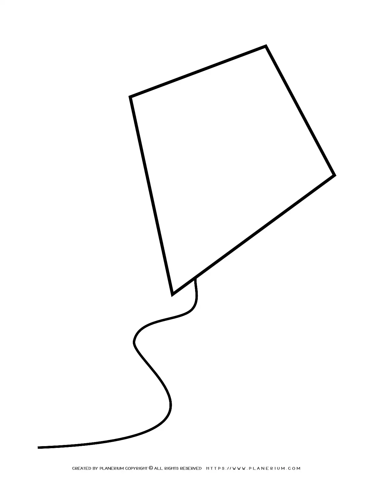 Kite FREE Printable Template Planerium