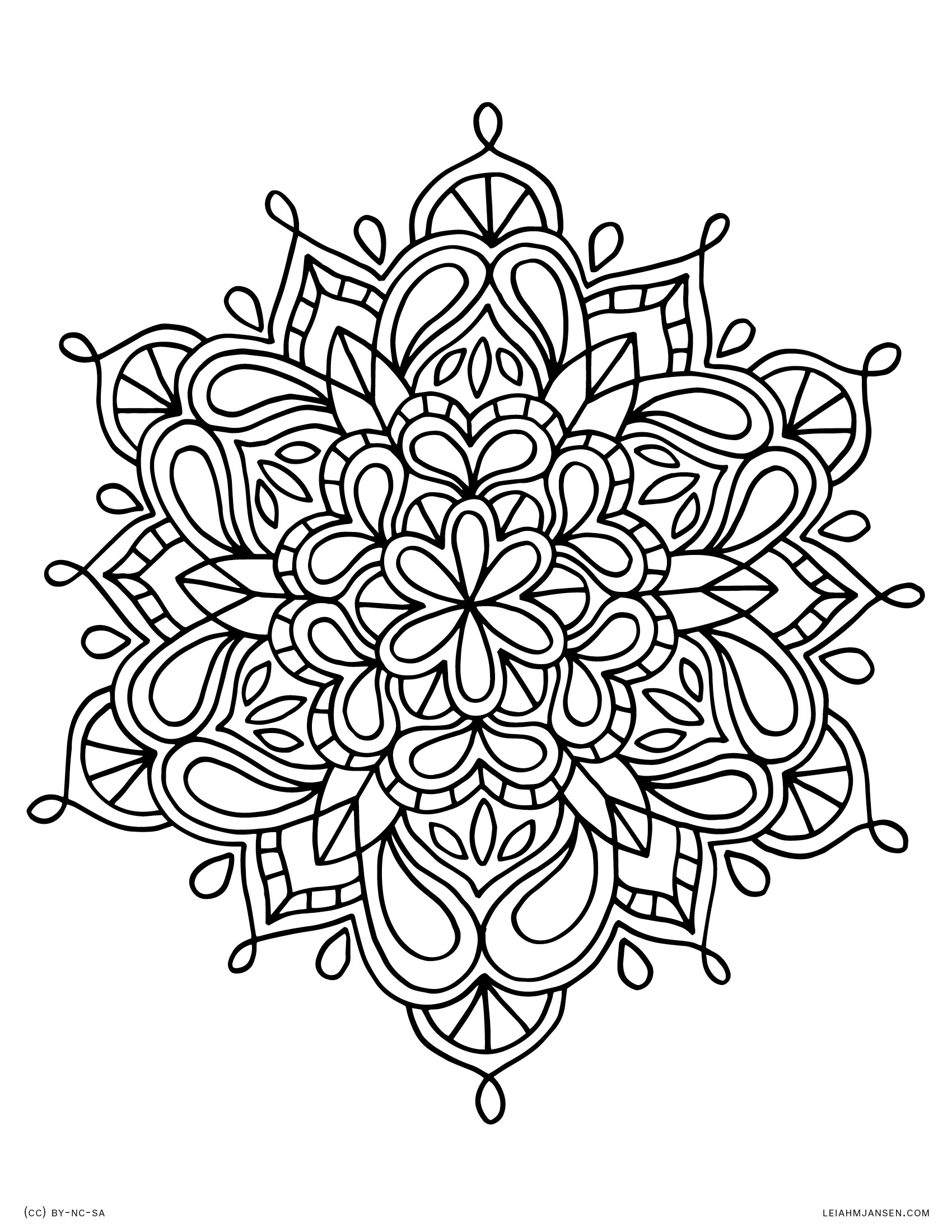 Mandala Template Printable