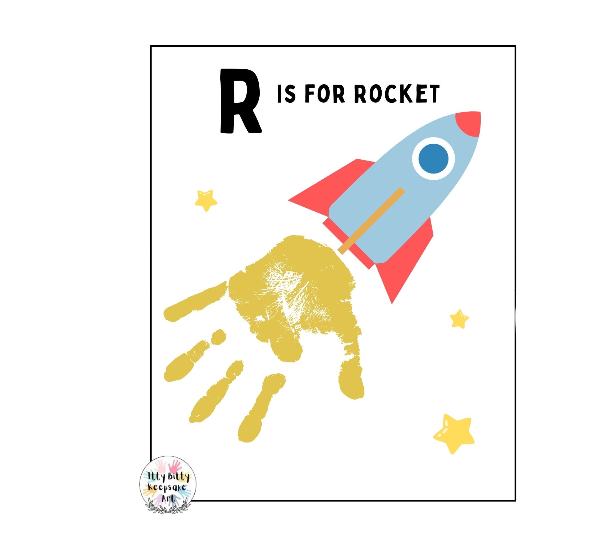 Letter R Printable Template
