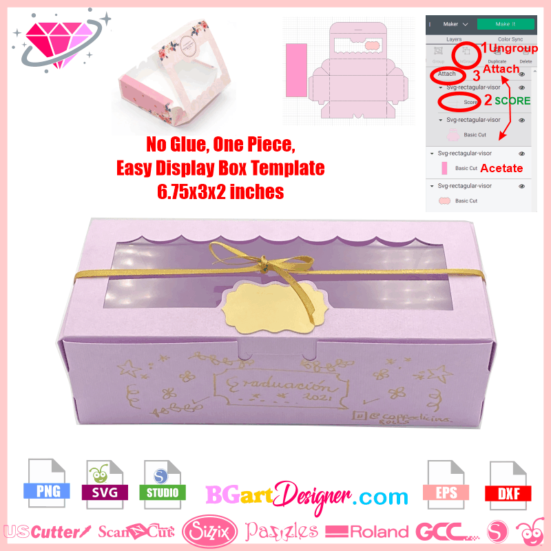 Rectangle Box Template Printable