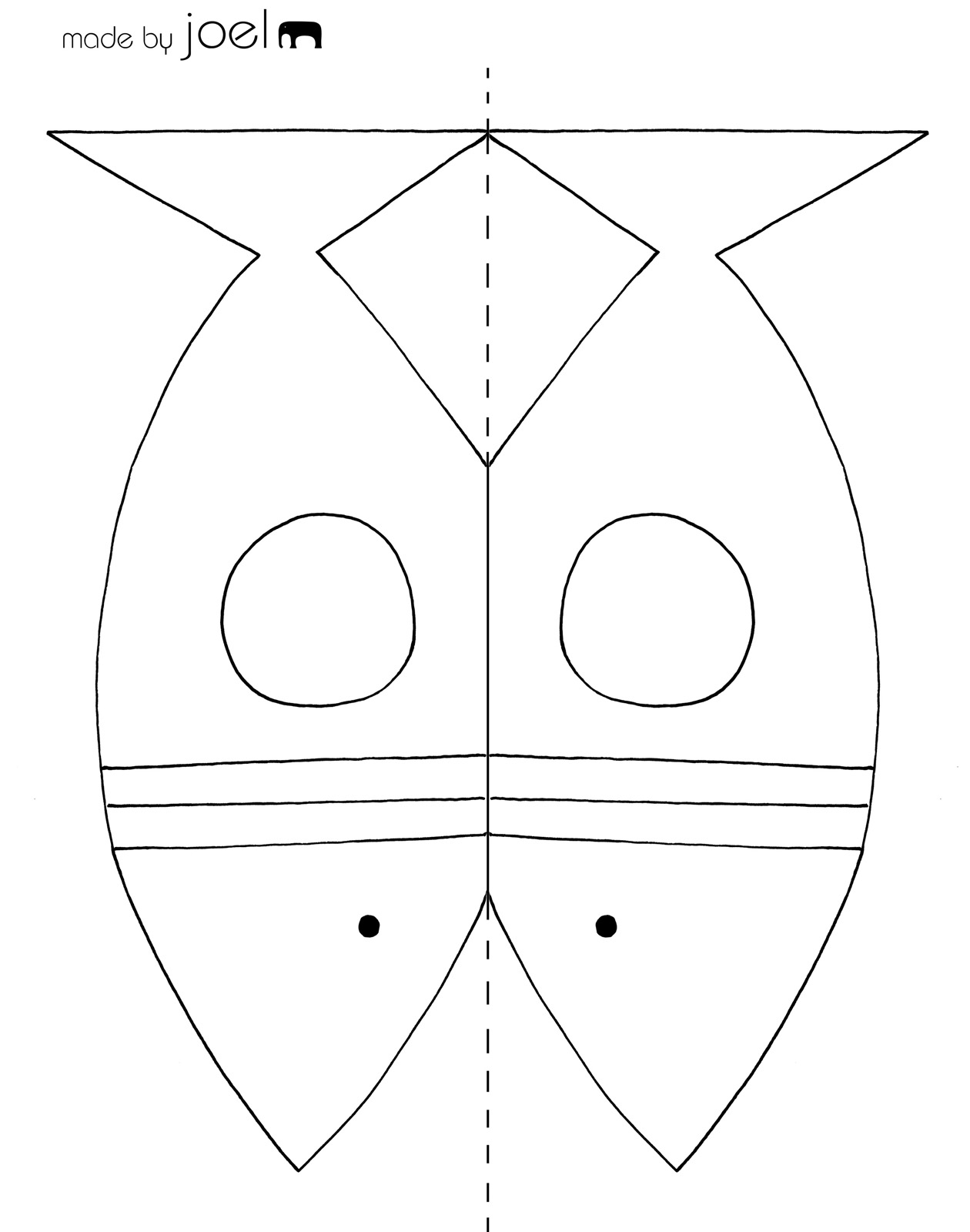 Made By Joel Blow Fish Toy Template Made By Joel