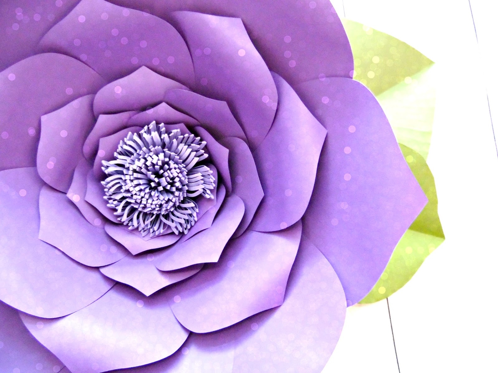 Big Flower Template Printable