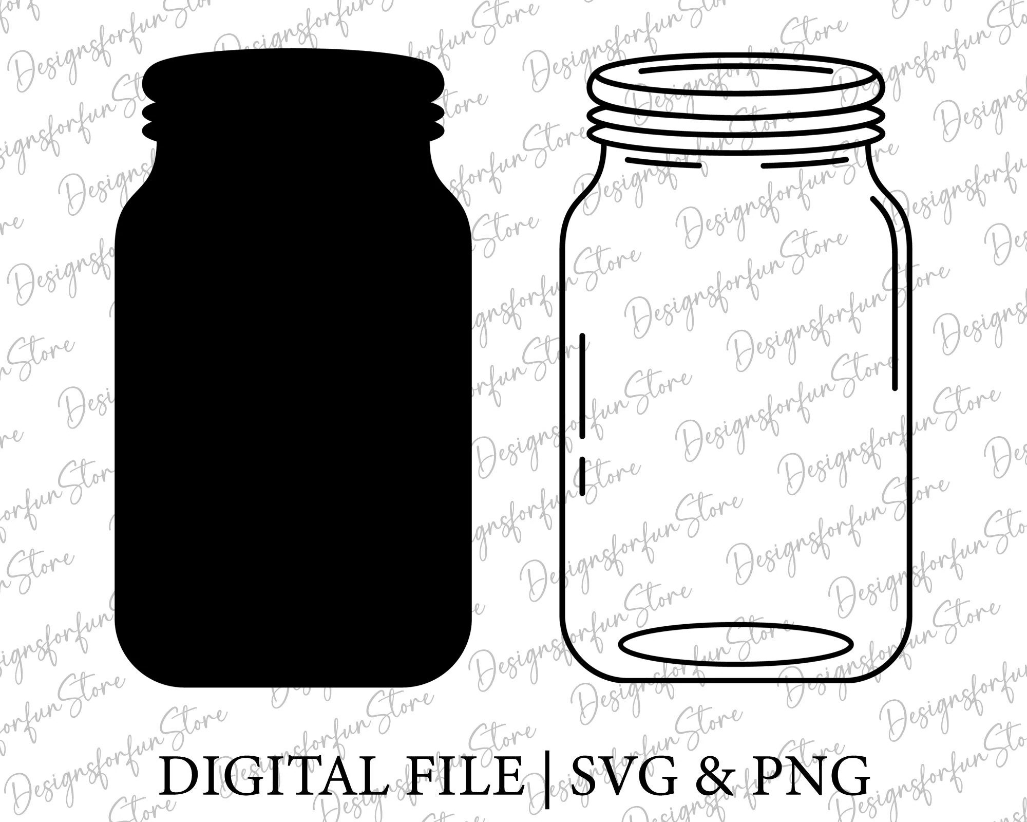 Free Printable Mason Jar Template