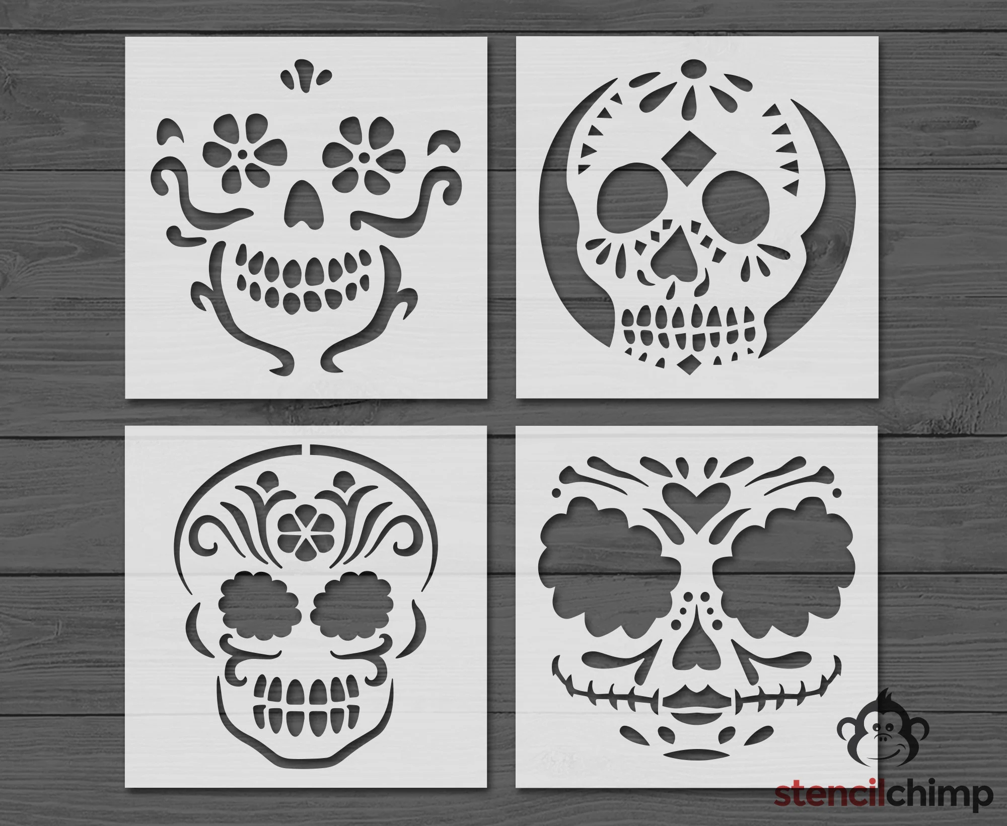 Sugar Skull Template Printable Free