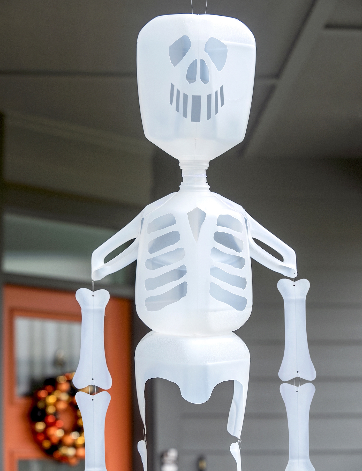 Milk Jug Skeleton For Halloween Decor DIY Candy