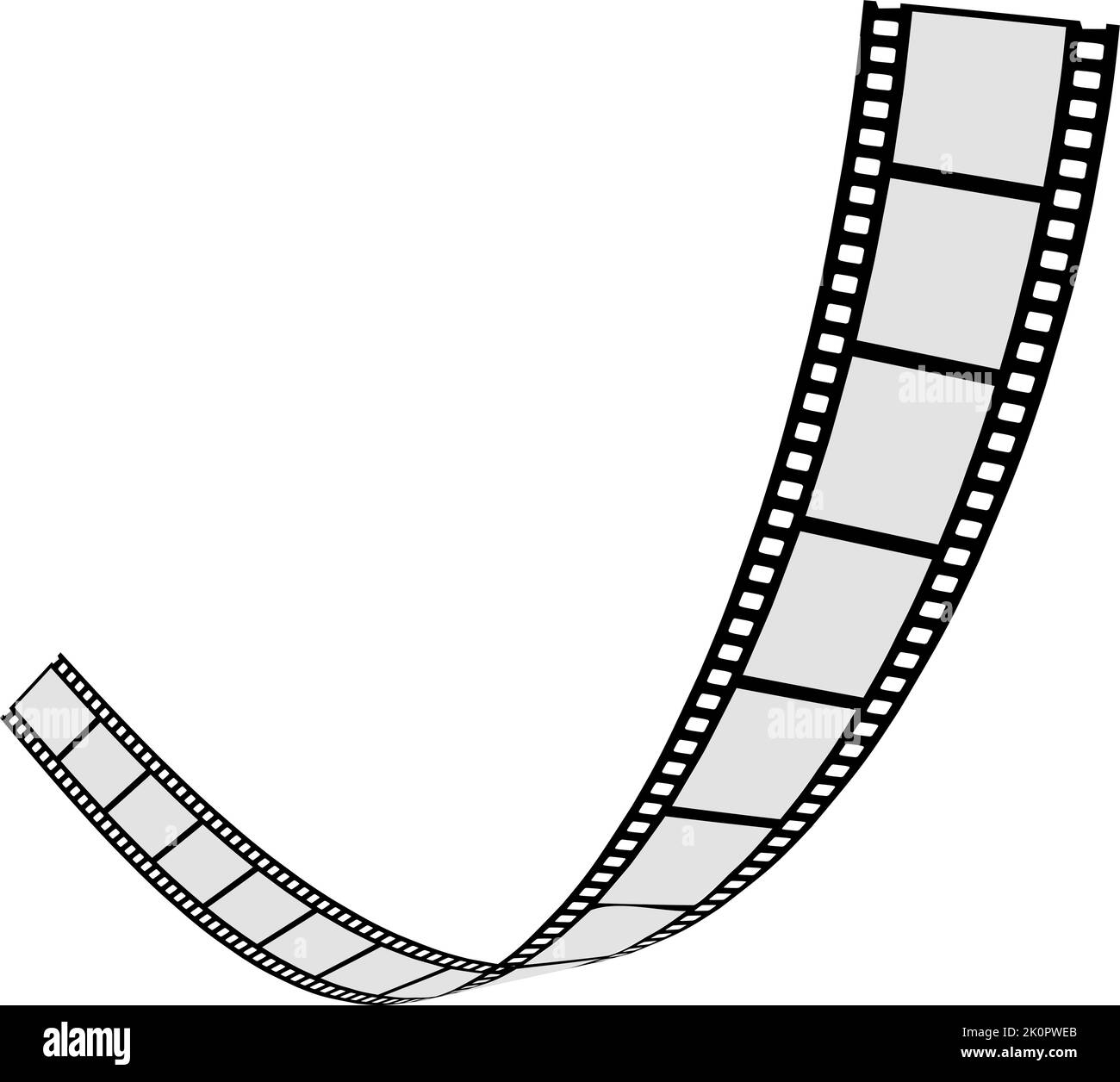 Movie Film Reel Frames Stock Vector Images Page 2 Alamy