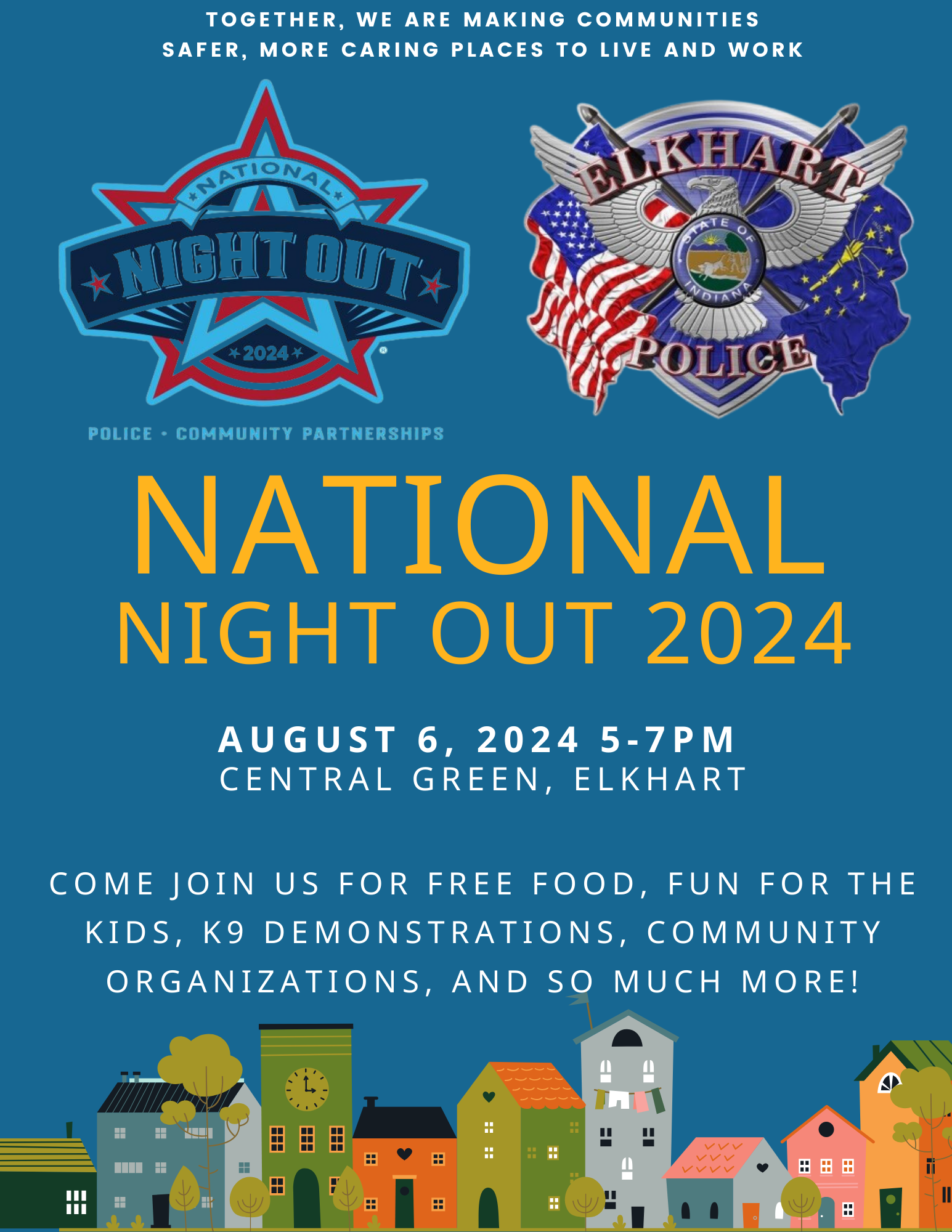 National Night Out Flyer Elkhart Police Department