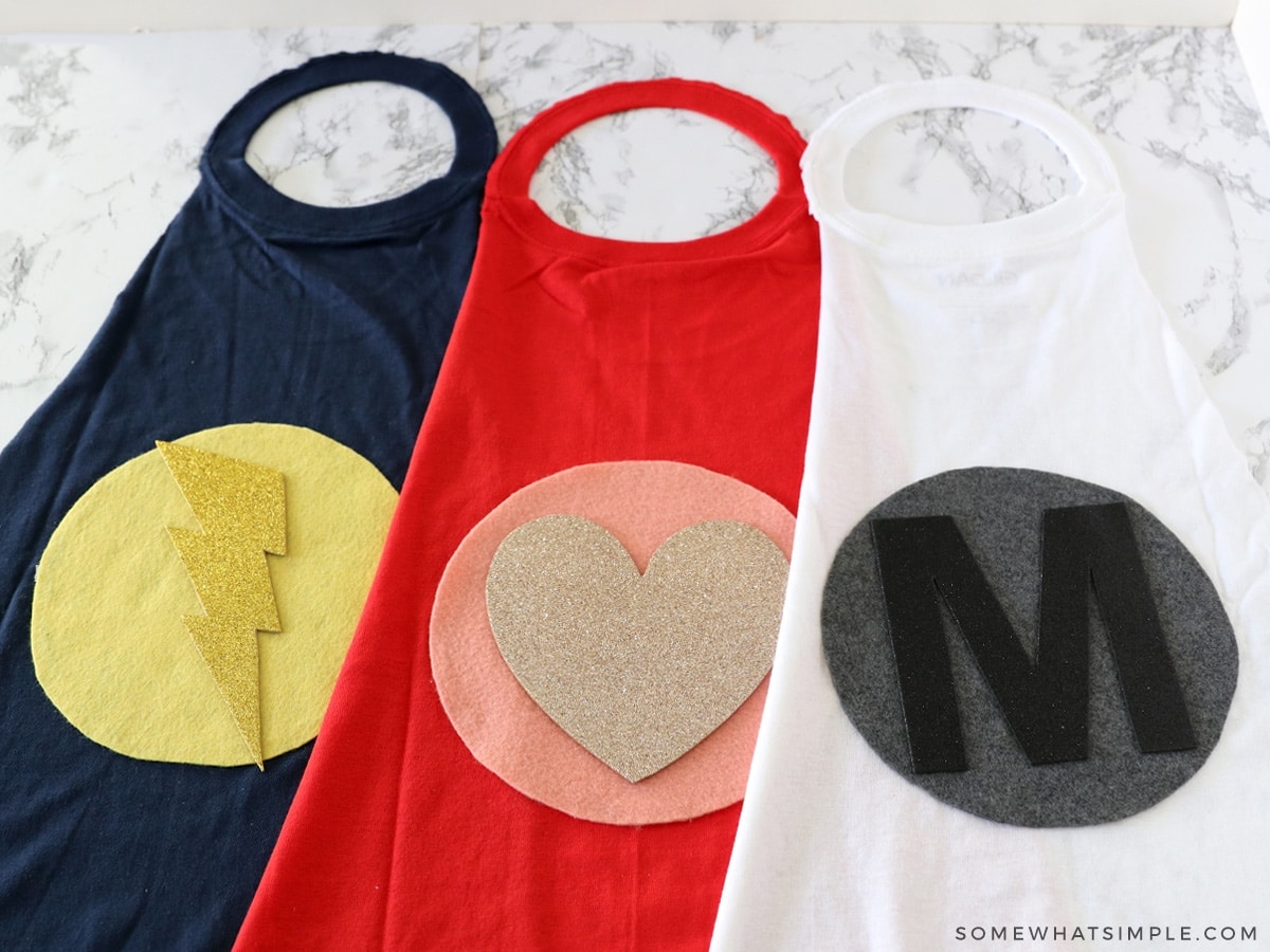 No Sew Superhero Capes For Kids From Somewhat Simple