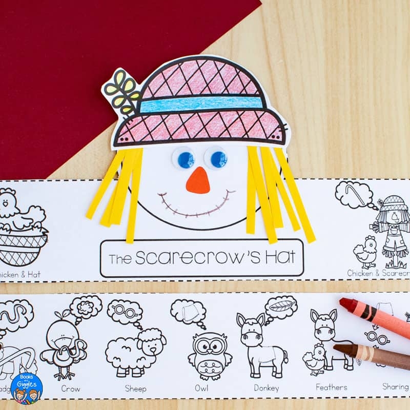 October Story Sequencing Hats