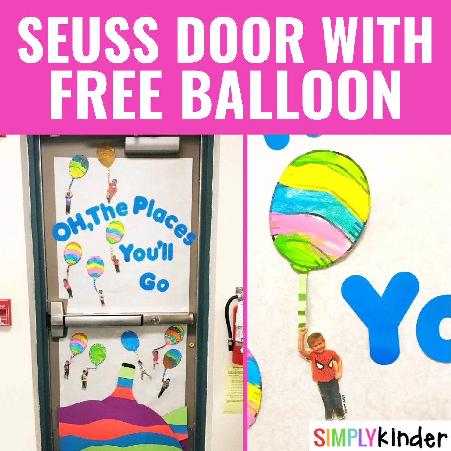 Oh The Places You ll Go Balloon Simply Kinder