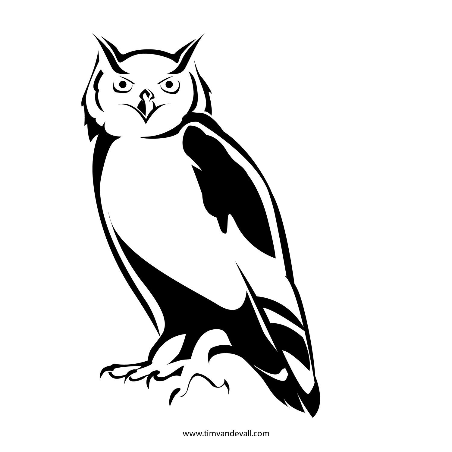 Free Printable Owl Template