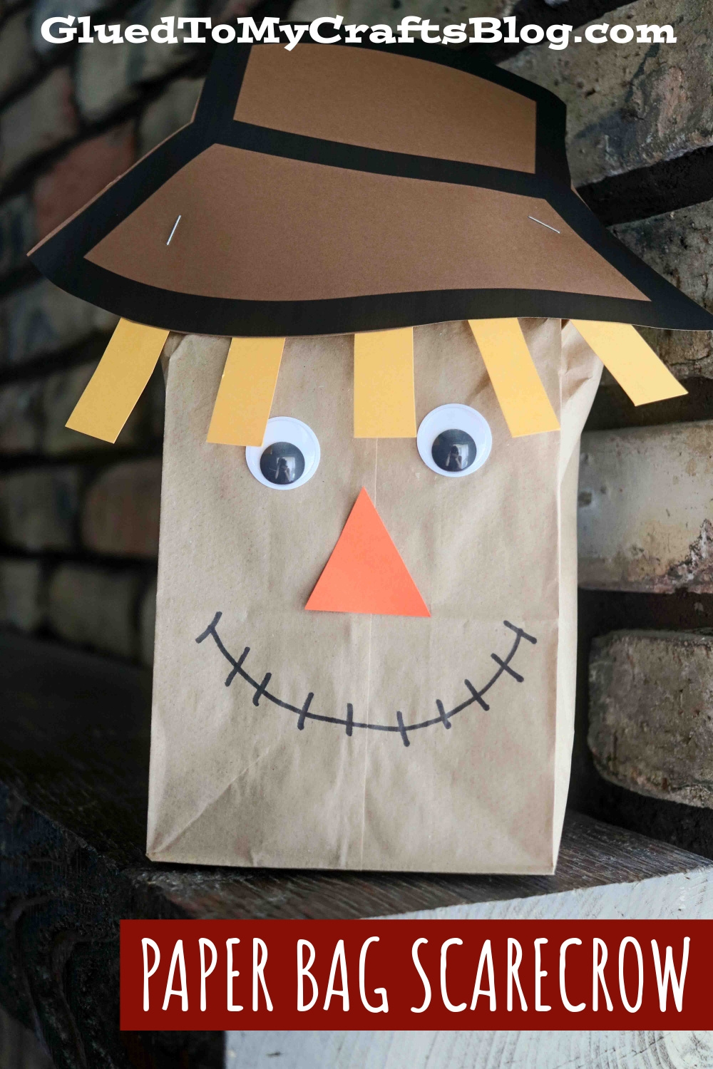 Paper Bag Scarecrow Craft