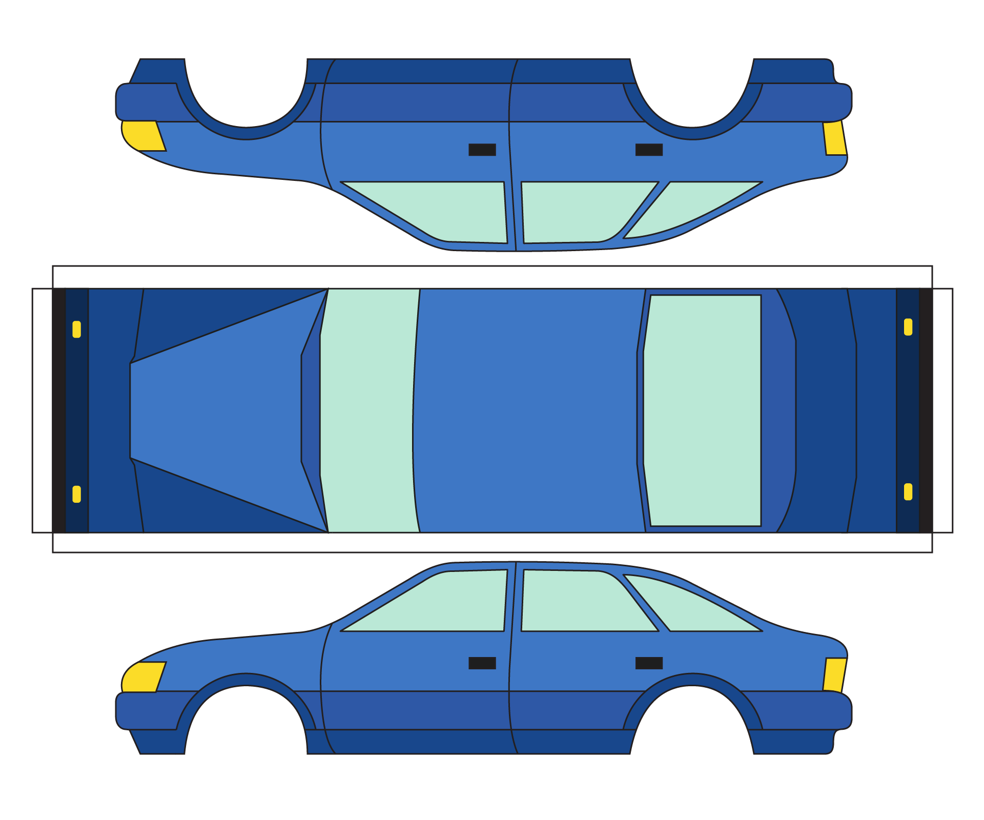 Paper Car Templates 10 Free PDF Printables Printablee