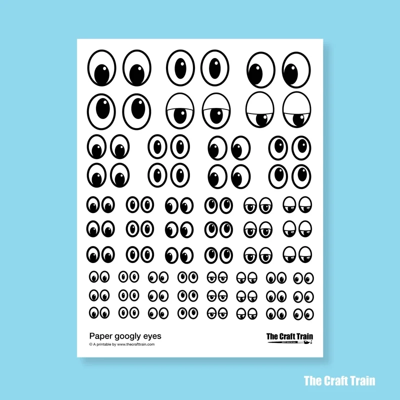 Paper Googly Eyes The Craft Train
