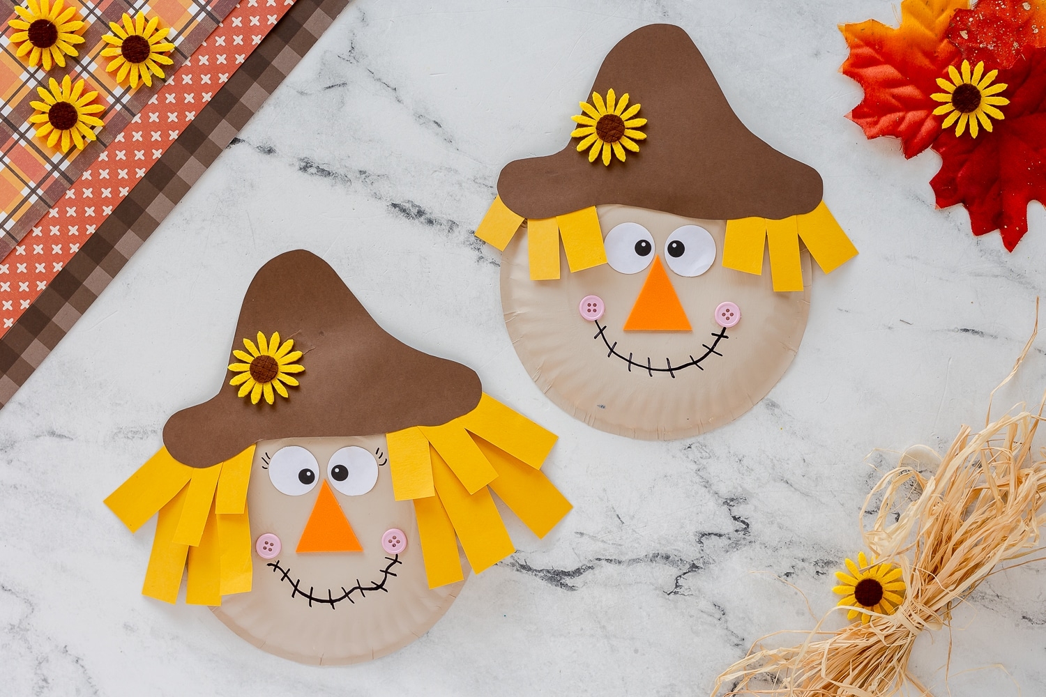Paper Plate Scarecrow Made To Be A Momma