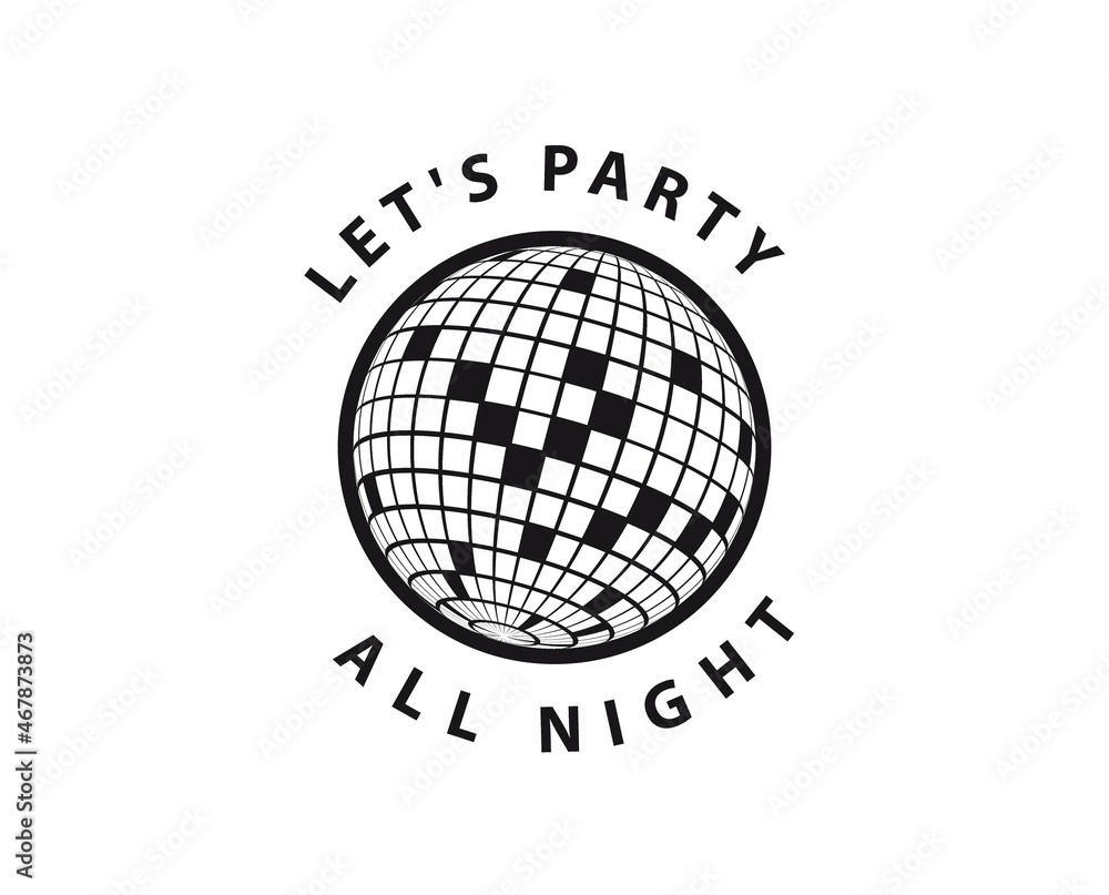 Printable Disco Ball Template