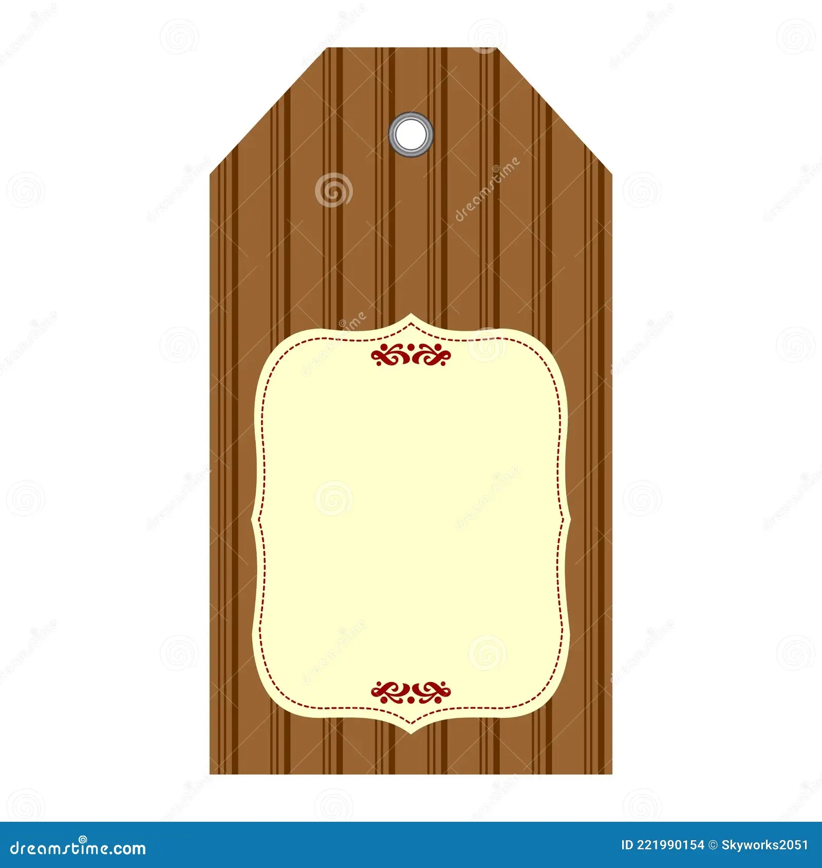 Price Label Blank Tag Brown Cardboard Label Labels Template Banner Sticker Sale Sticker Price Tag Label Stock Vector Illustration Of Labels Blank 221990154