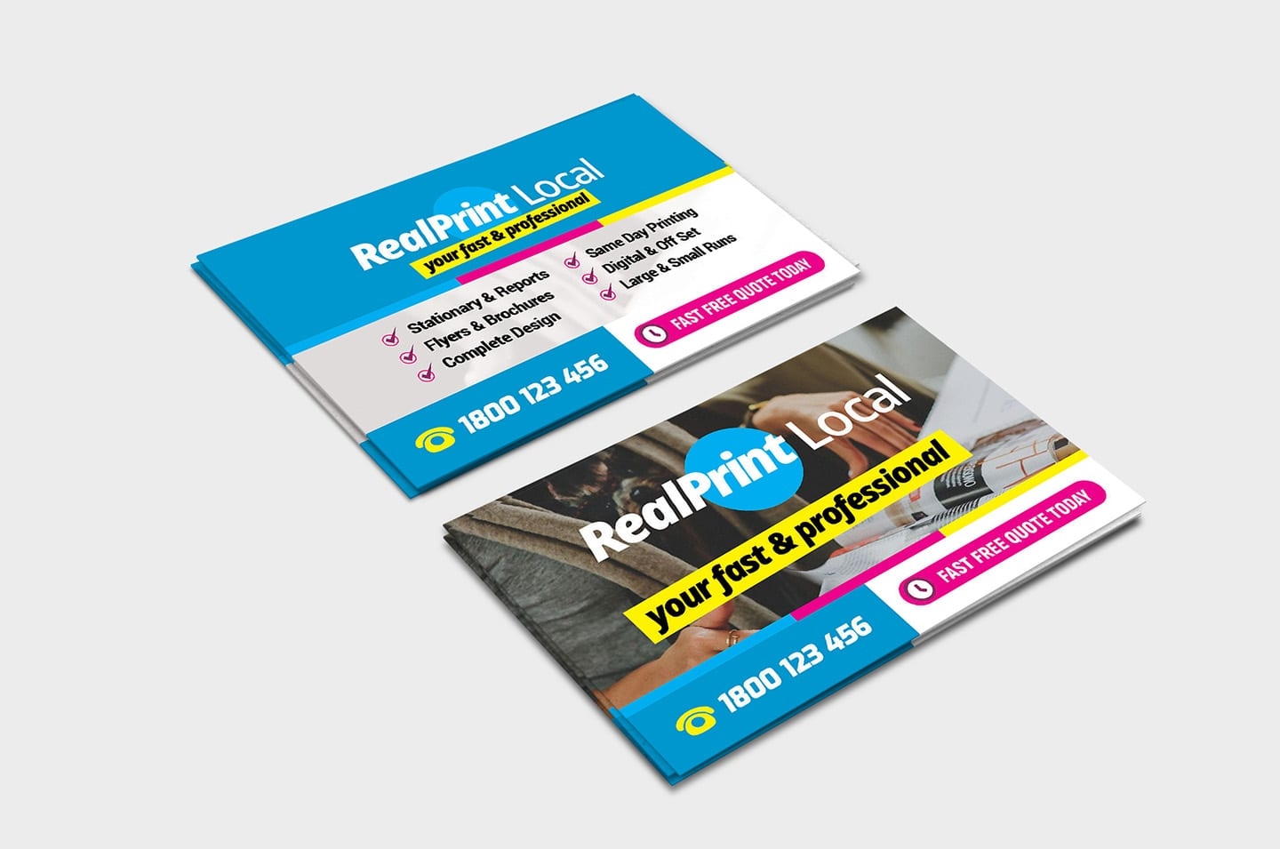 Print Shop Business Card Template PSD Ai Vector BrandPacks