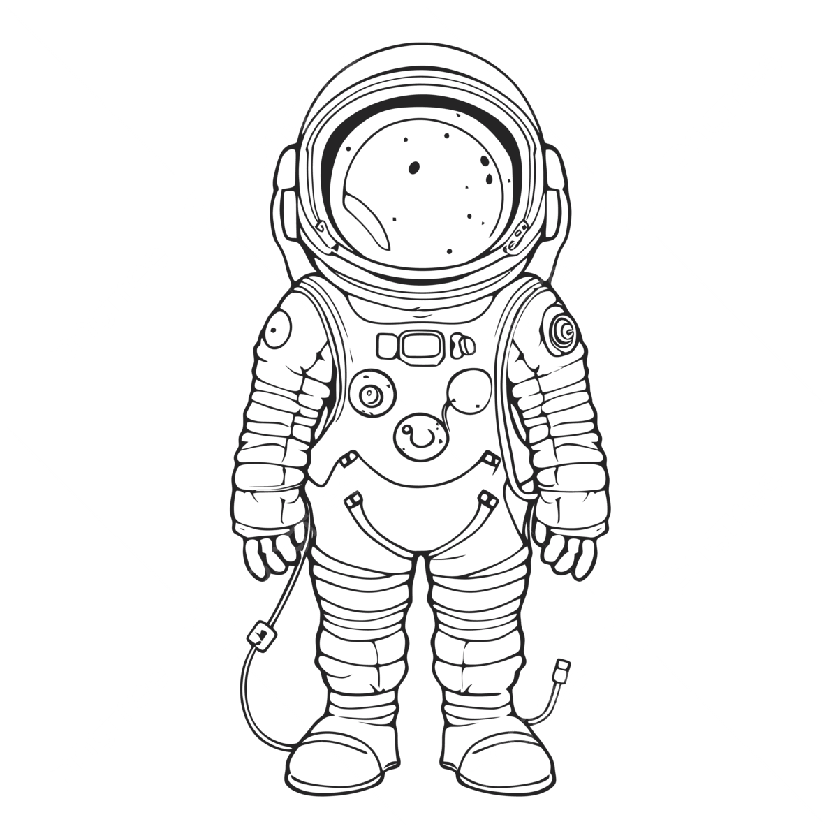 Printable Astronaut Coloring Pages Astronaut Coloring Pages Outline Sketch Drawing Vector Astronaut Drawing Wing Drawing Ring Drawing PNG And Vector With Transparent Background For Free Download