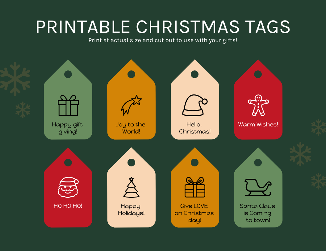 Free Printable Present Template