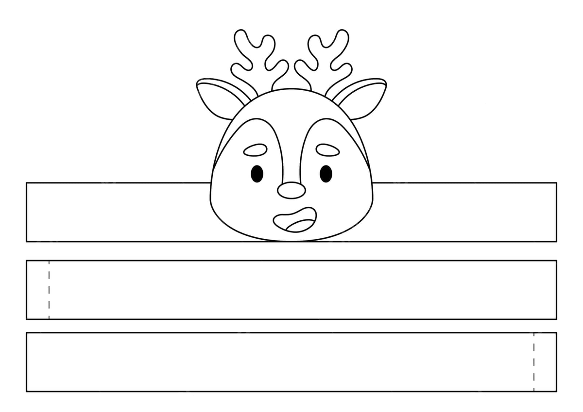 Deer Printable Template