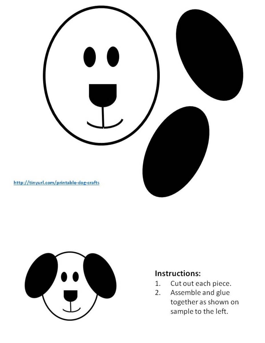 Printable Dog Patterns With Simple Shapes For Kids Crafts HubPages