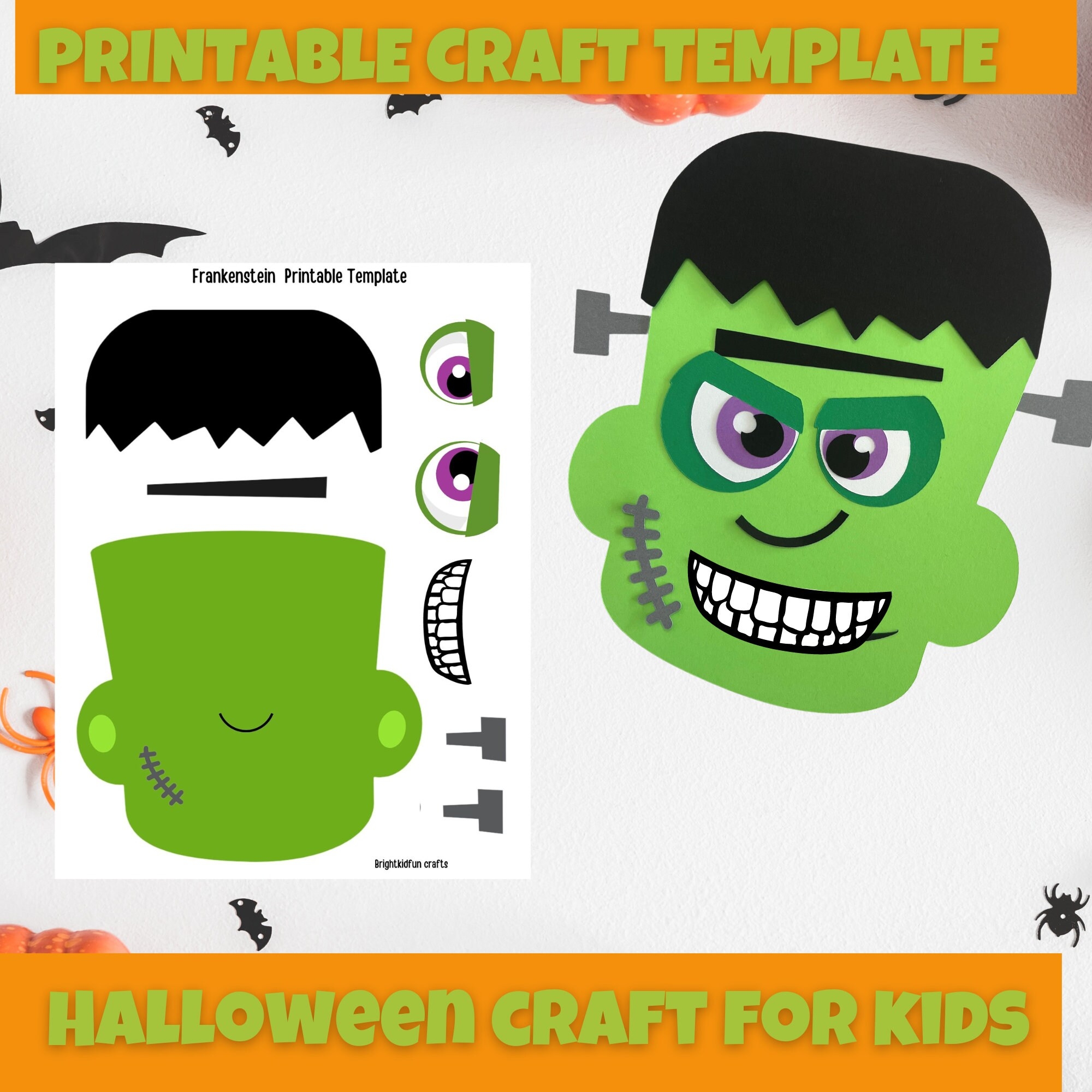 Frankenstein Template Printable