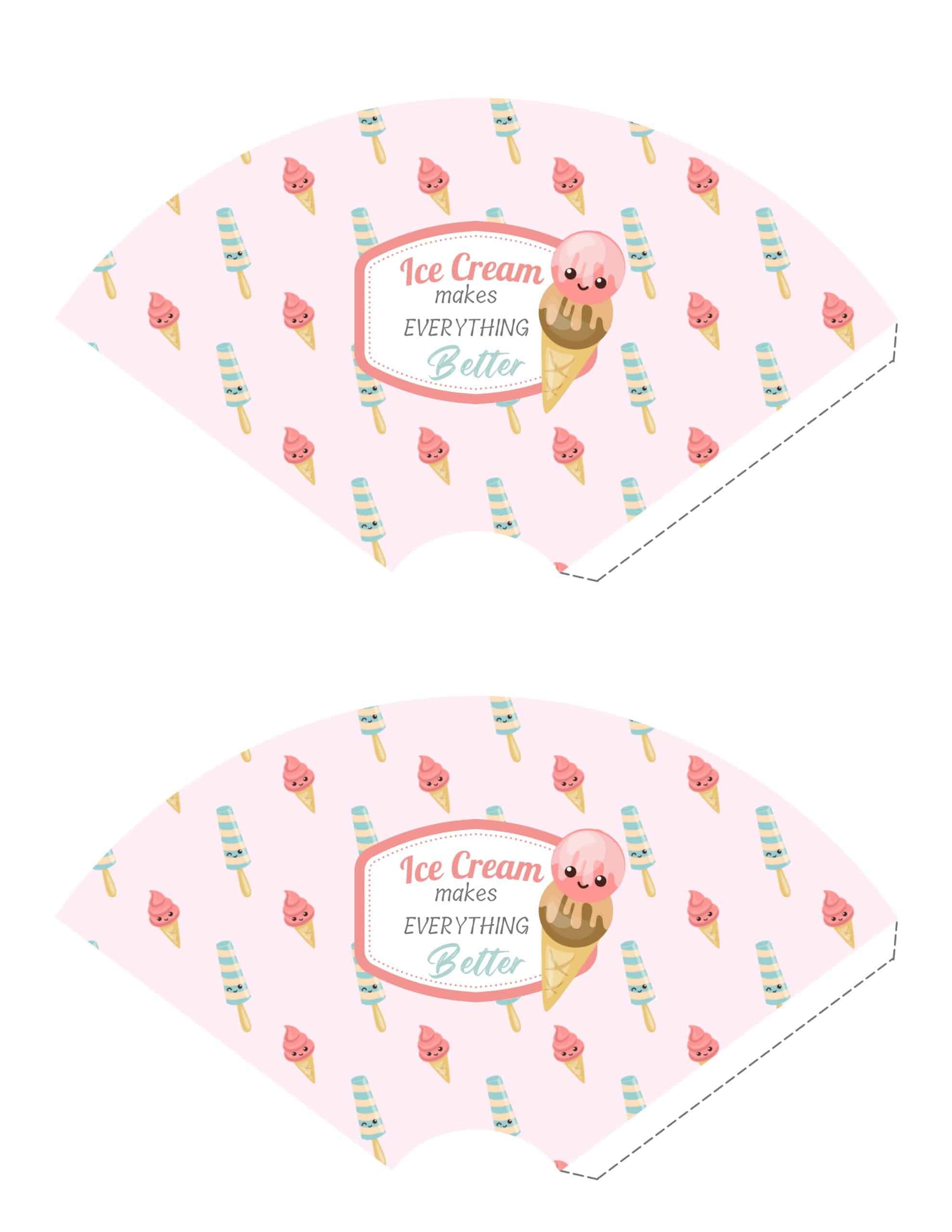 Cone Template Printable Pdf