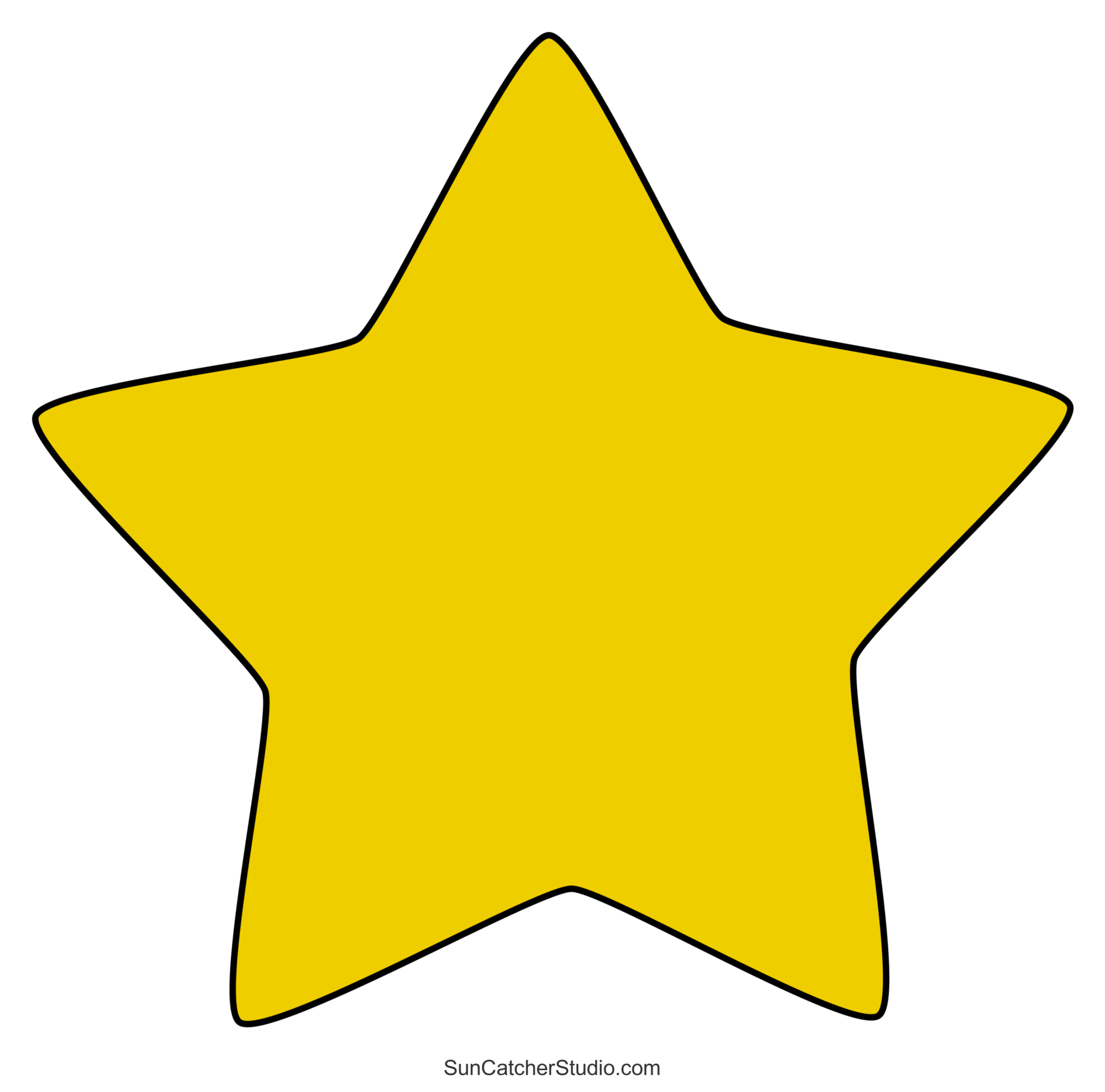 Printable Large Star Template Worksheets Library