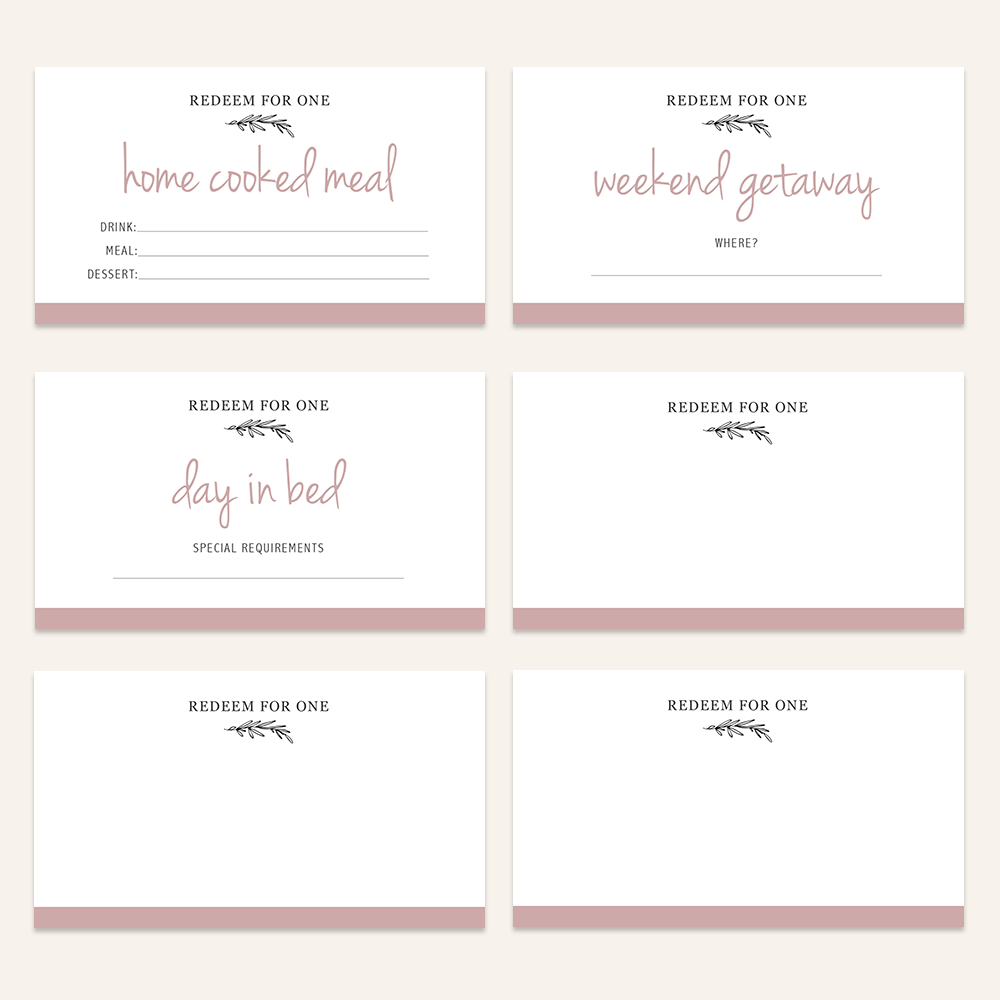 Printable Love Coupons Elephant On The Road
