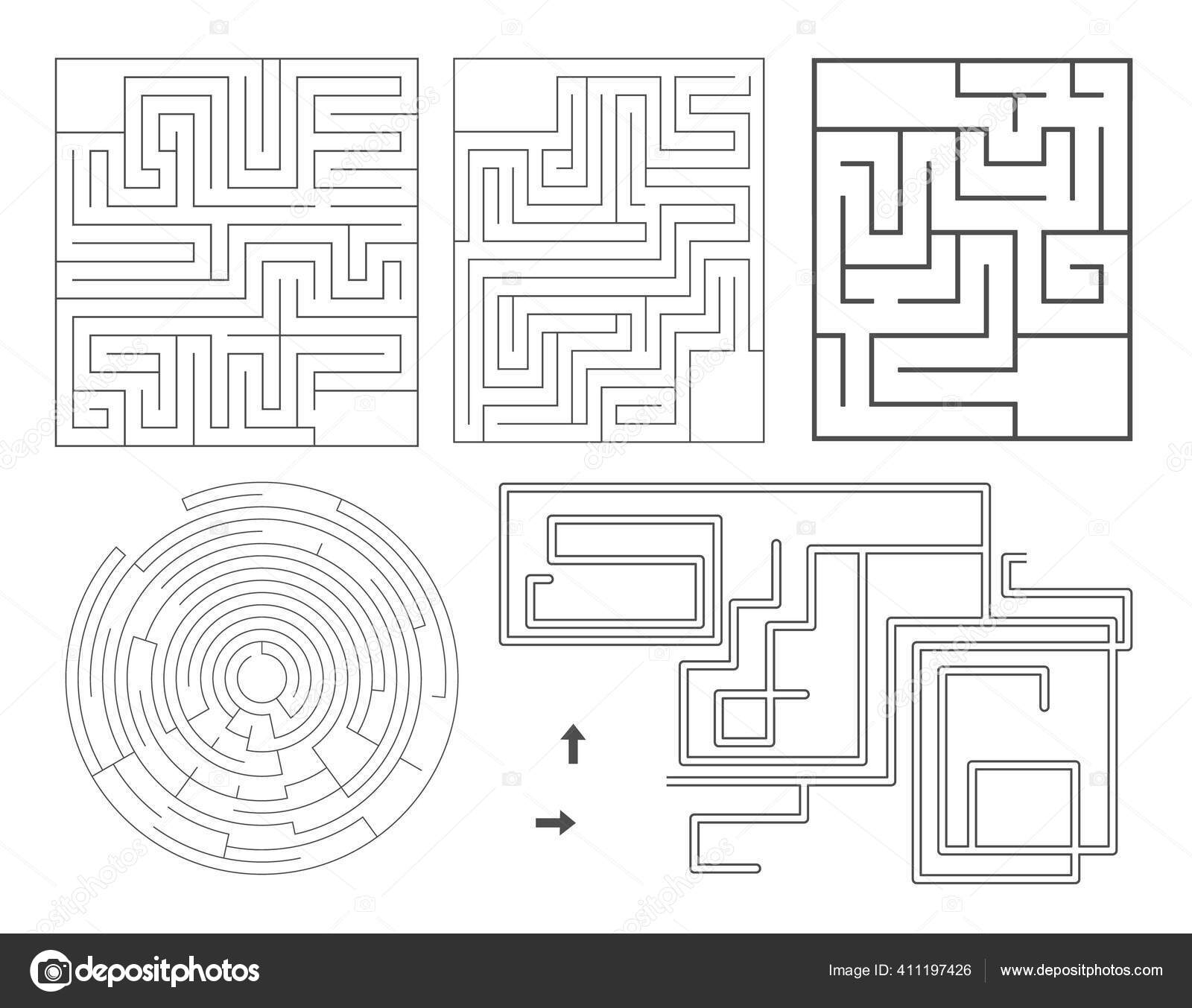 Printable Maze Template