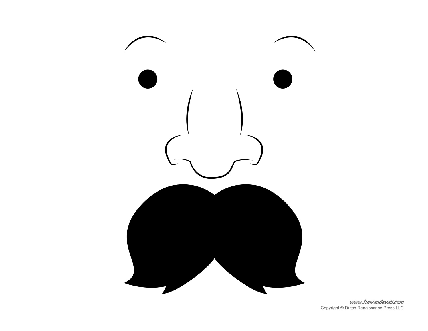 Beard Template Printable