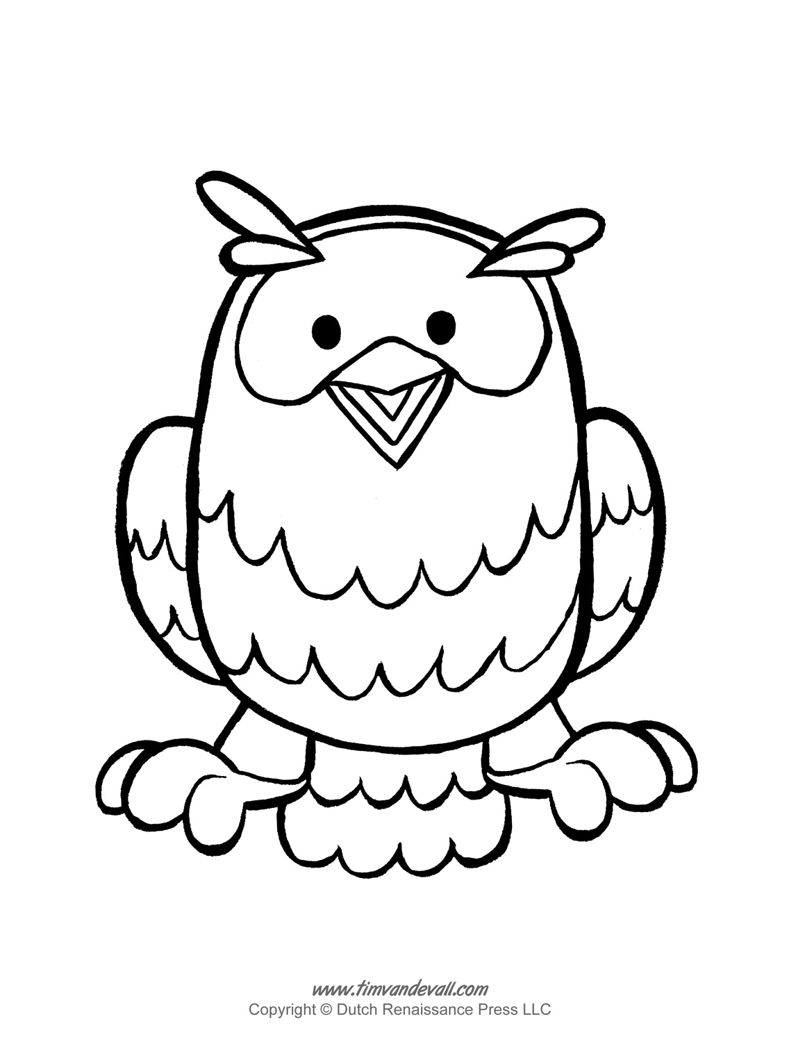 Printable Owl Template Owl Coloring Pages And Owl Clipart