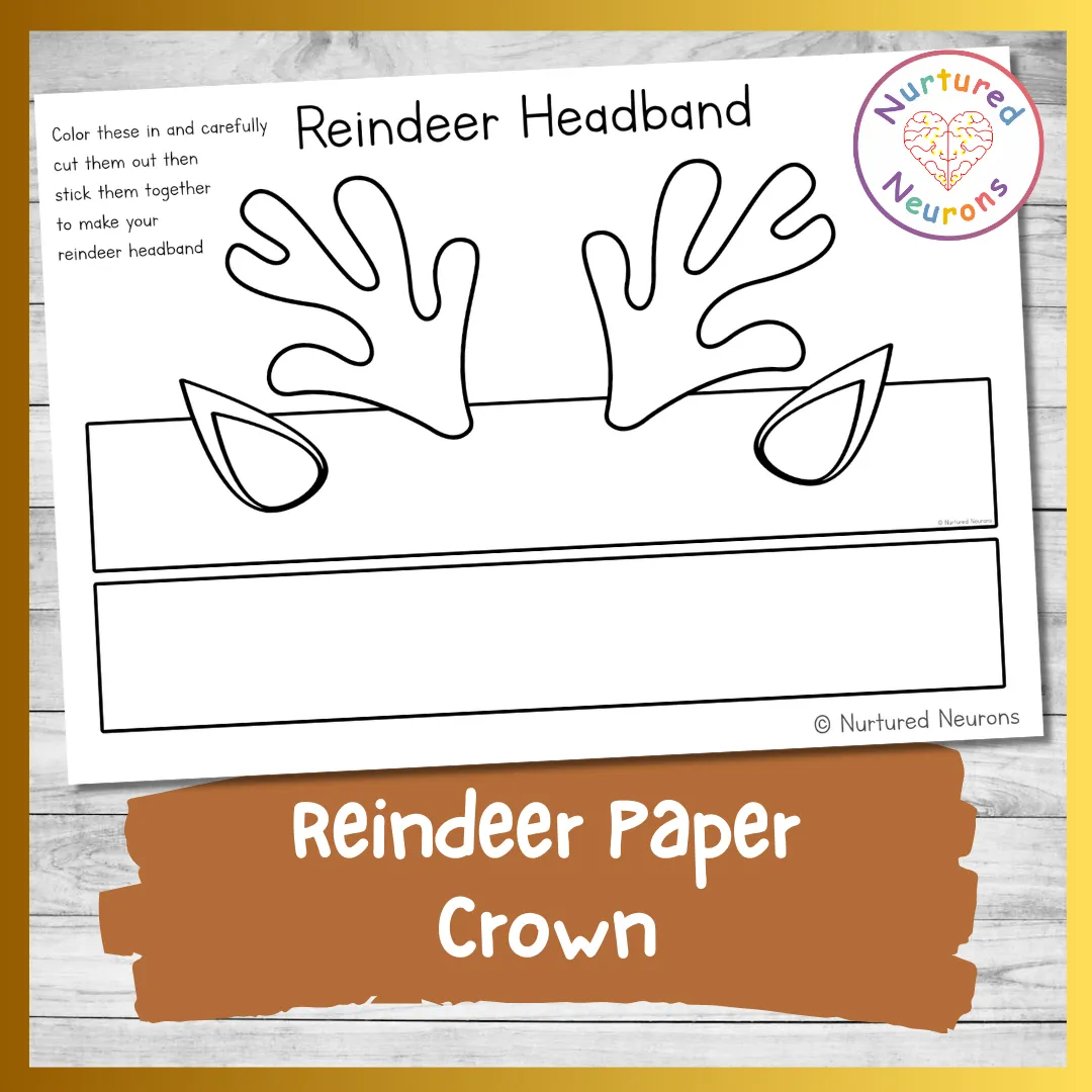 Antler Template Printable