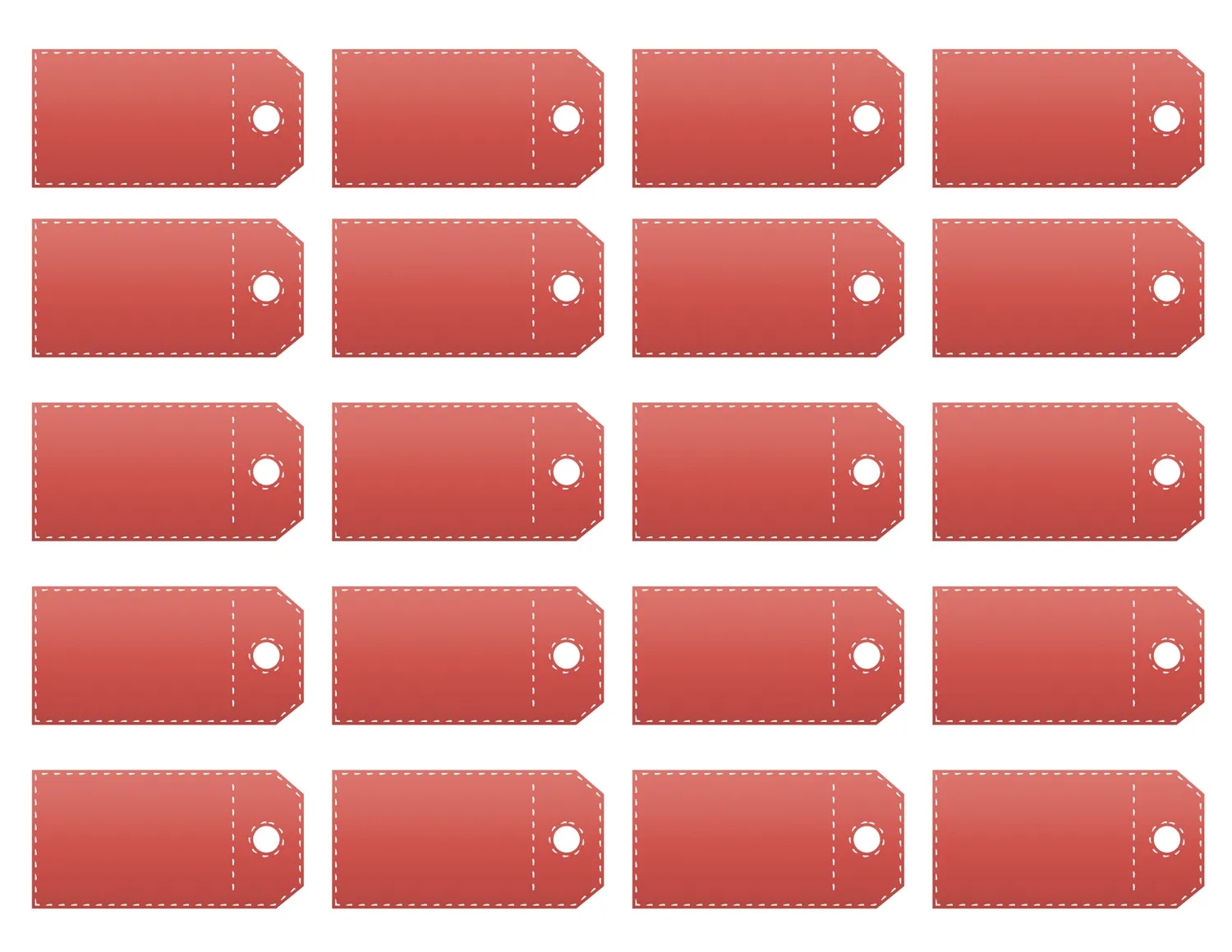 Printable Retail Tags