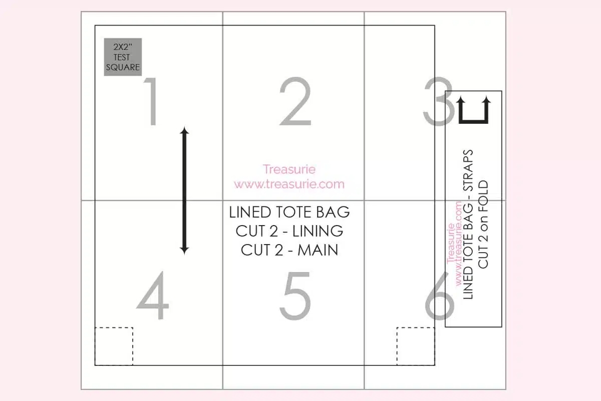 Printable Tote Bag Pattern Sale