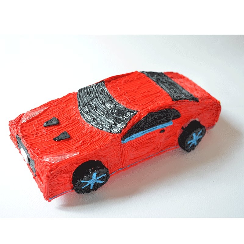 Racing Car 3D Pen Stencil 3Doodler