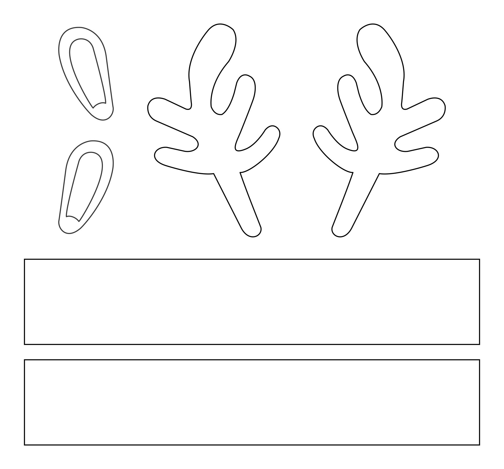 Reindeer Antlers 10 Free PDF Printables Printablee